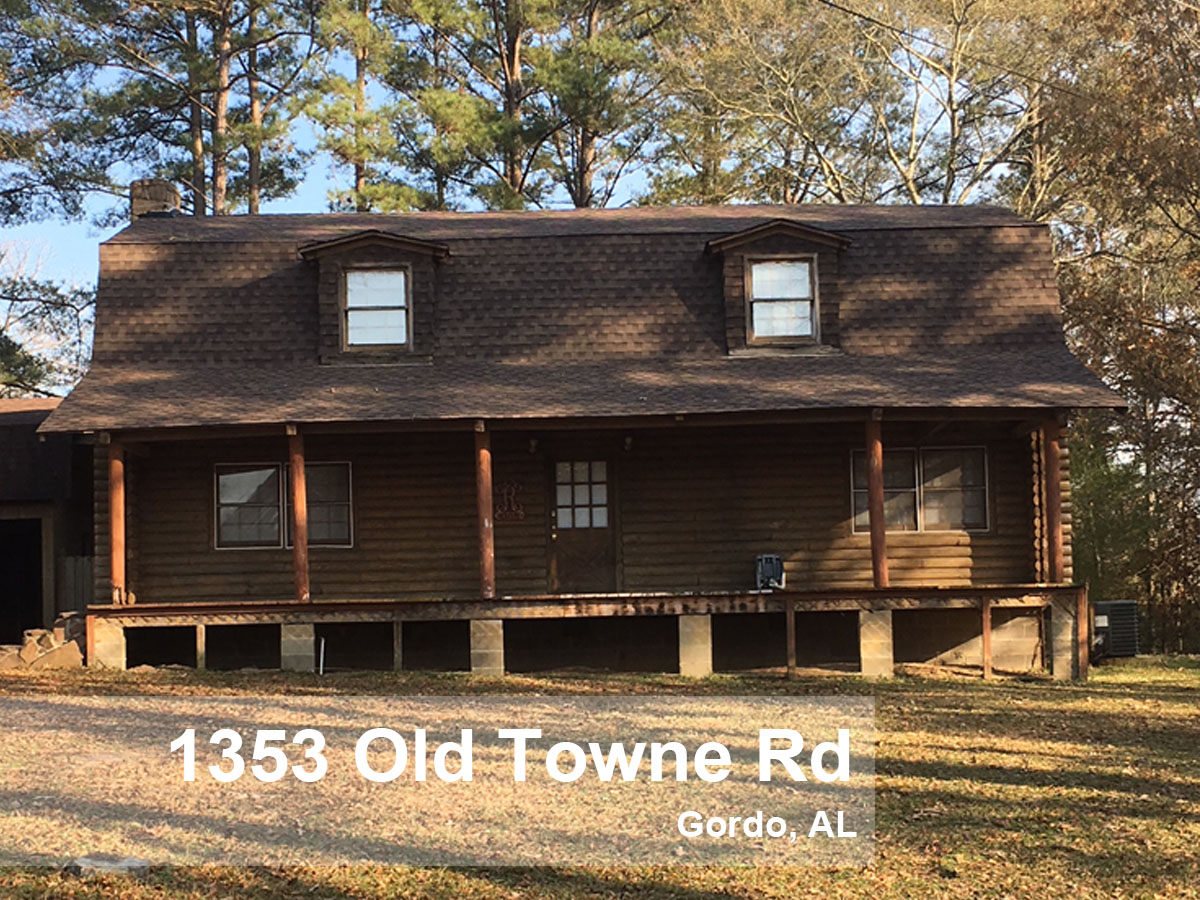 1353 Old Towne Road, Gordo, AL 35466 Dempsey Rentals